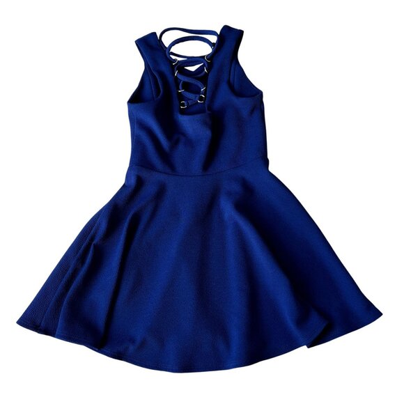 Sally Miller Couture Dress in Navy Blue - Picture 2 of 3